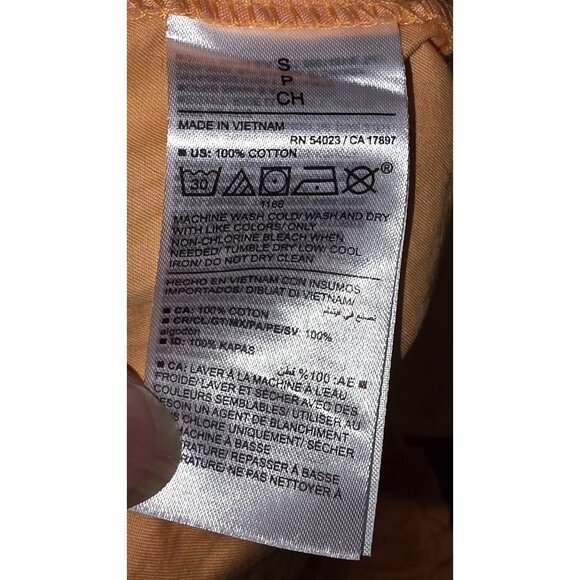 Old Navy Womens Orange Elastic Waist Cotton Shorts S - Picture 7 of 7